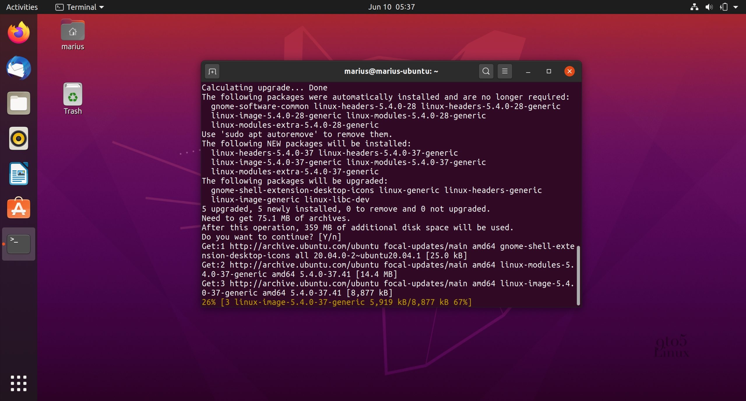 secured ubuntu system