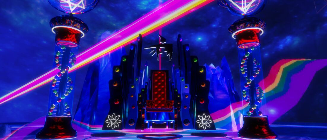VRChat world performance physical scene
