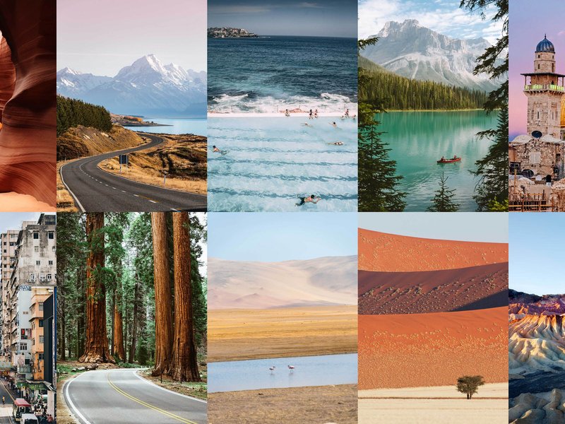 exotic destinations landscapes