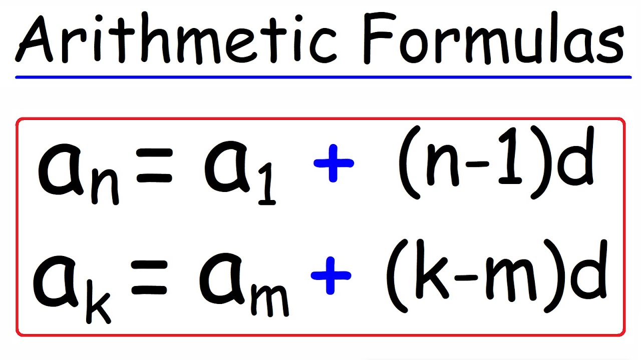 arithmetic equation