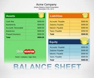 Free Simple Balance Sheet Template for PowerPoint - Free PowerPoint ...