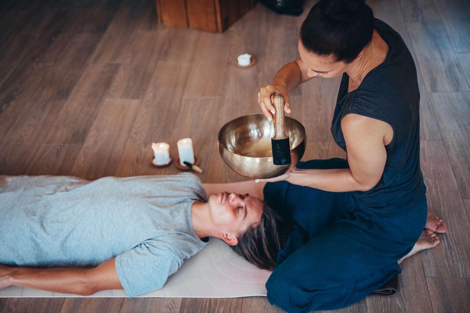 gentle healing therapy session