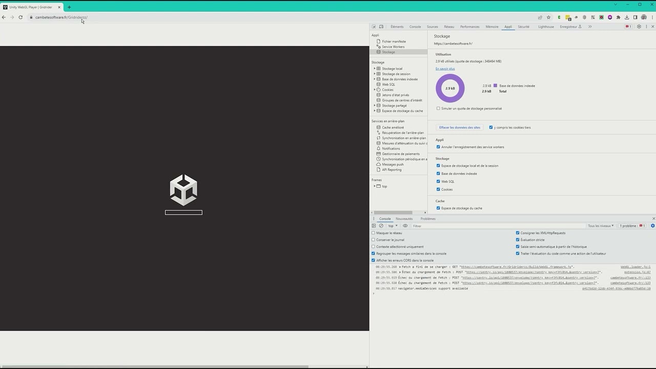 unity webgl build cache control server