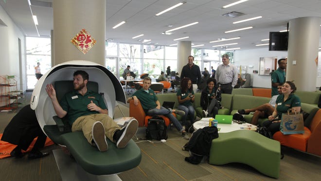 campus building nap room