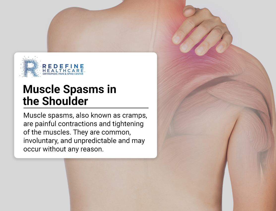 shoulder muscle twitching