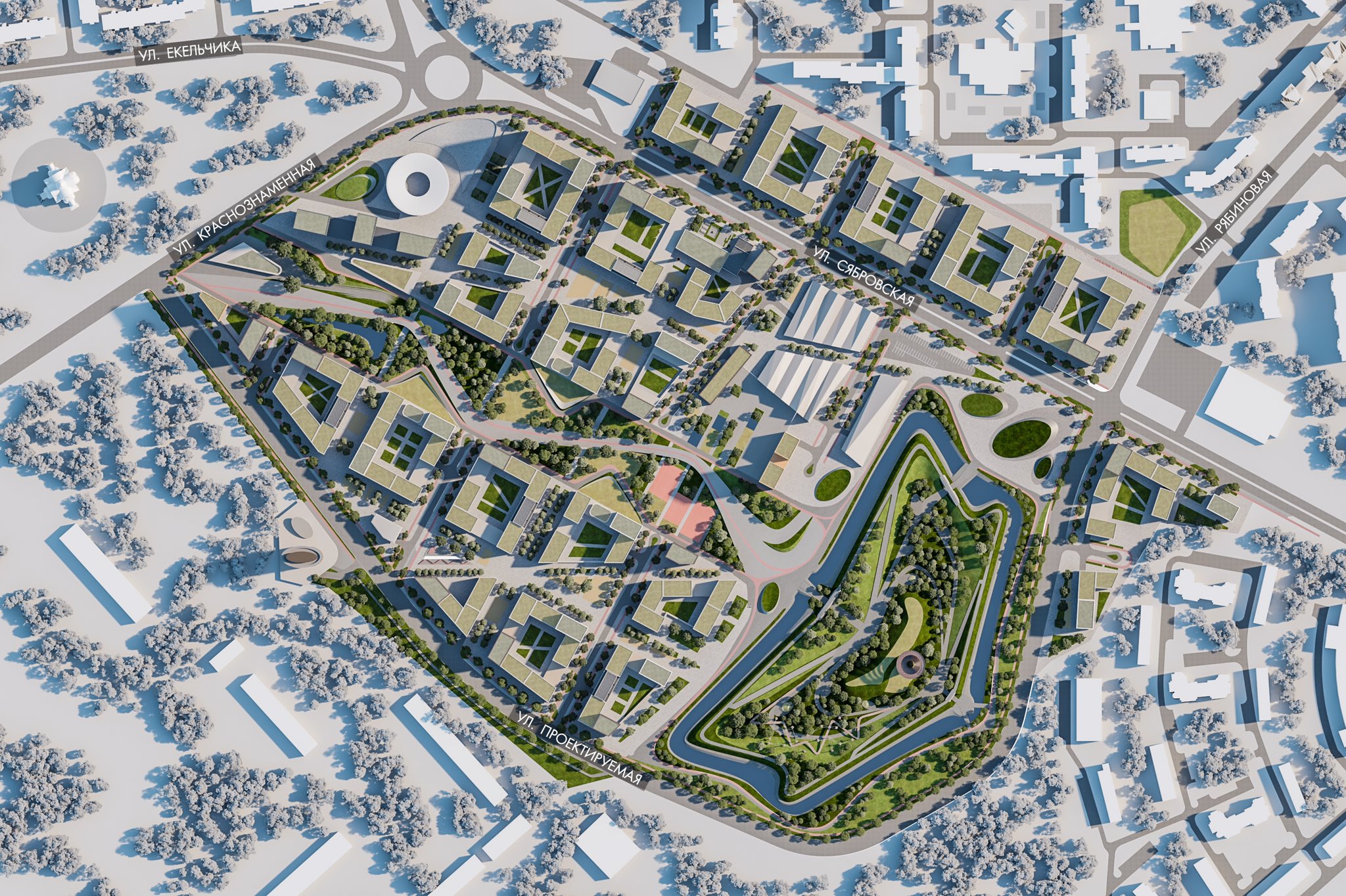urban planning city map