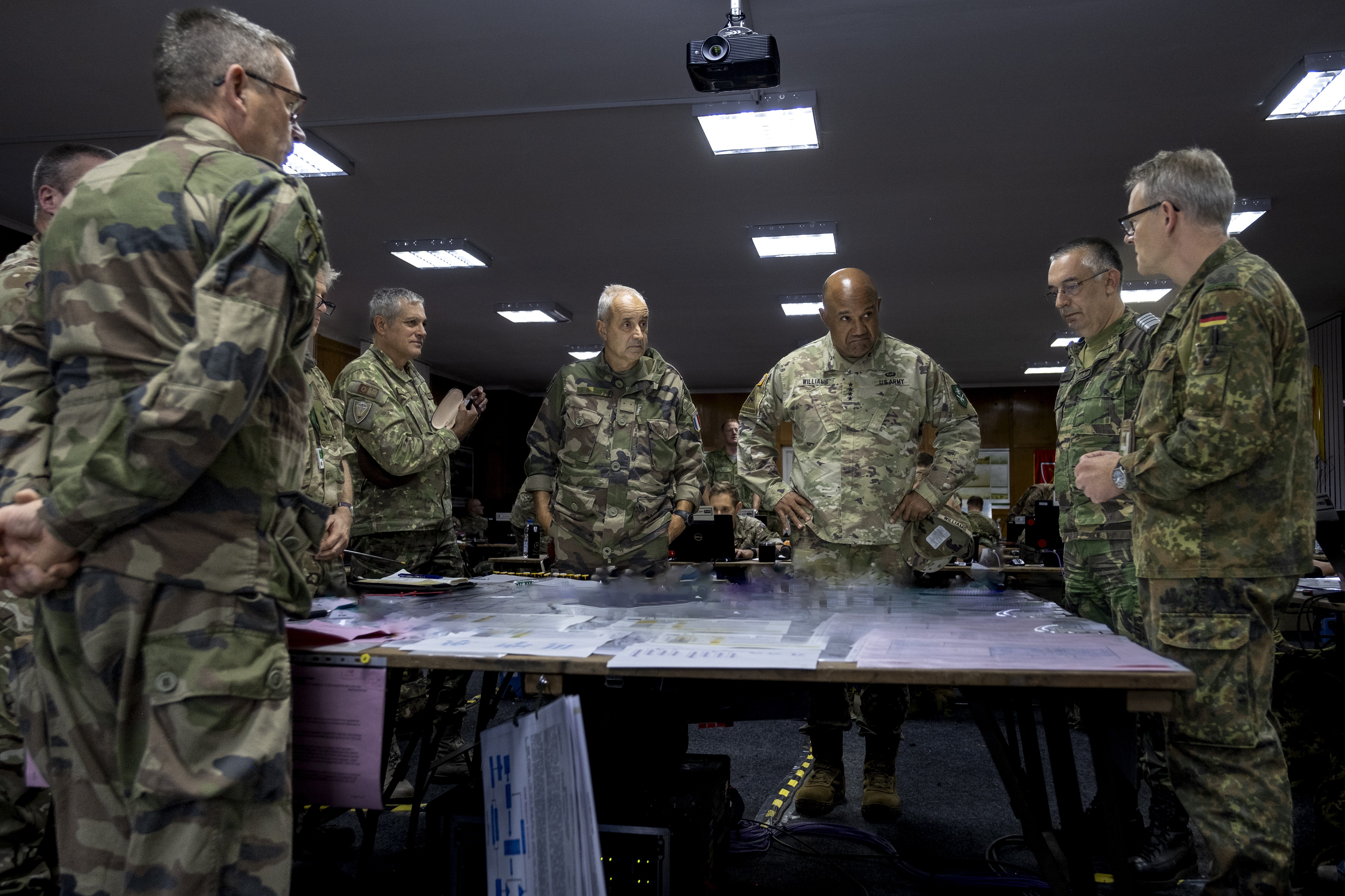 US strategic meeting, alliance summit, modern military equipment