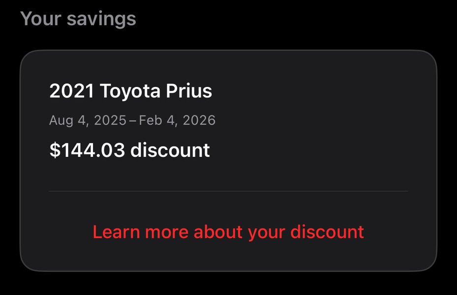 A graphic illustrating the potential discount from State Farm's Drive Safe & Save program