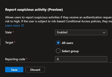 Azure AD – You can now enable suspicious activities reporting (preview)