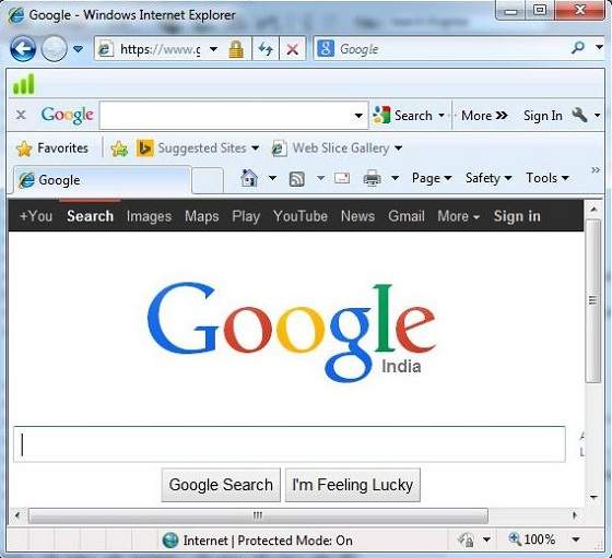 search engine interface