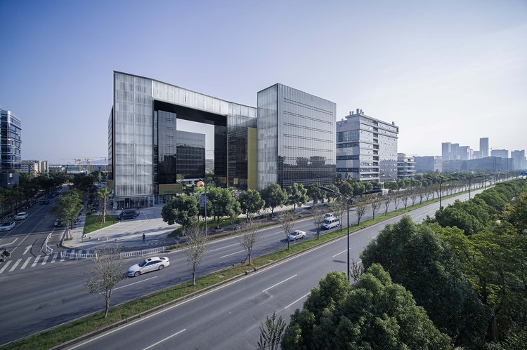 urban industrial scenes and modern office buildings