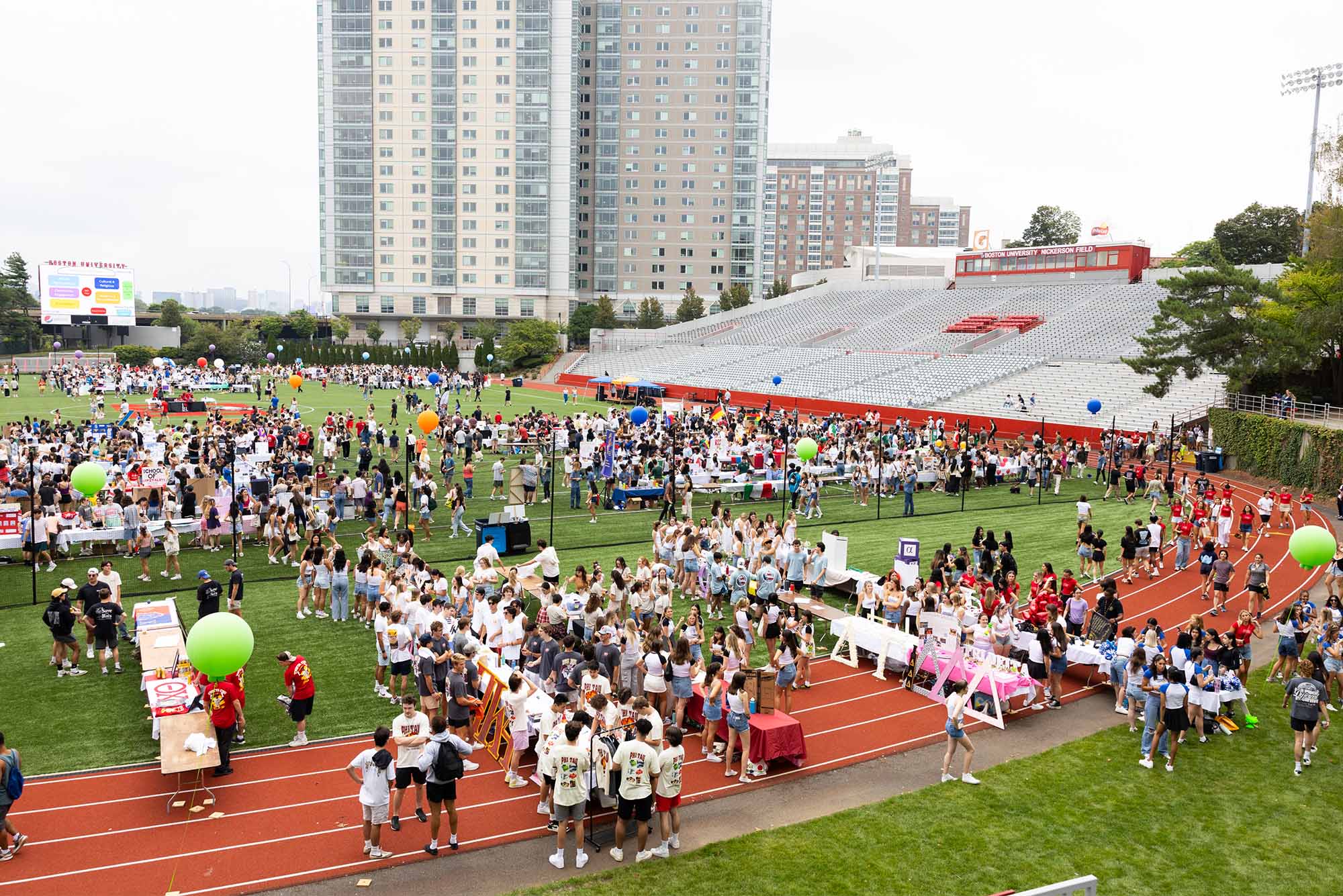 university campus celebration outdoor event
