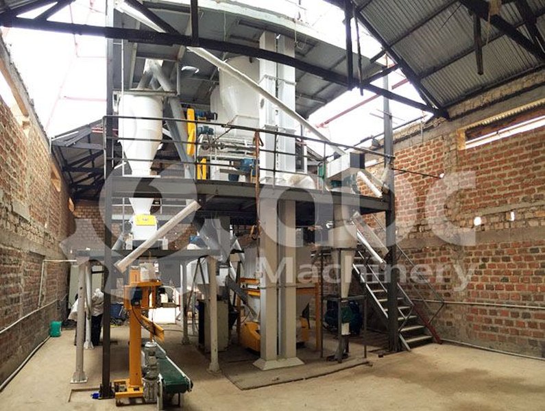 Animal Feed Pellet Production Line in Uganda