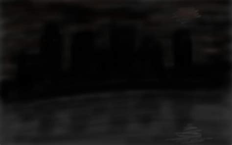 dark cityscape detroit night