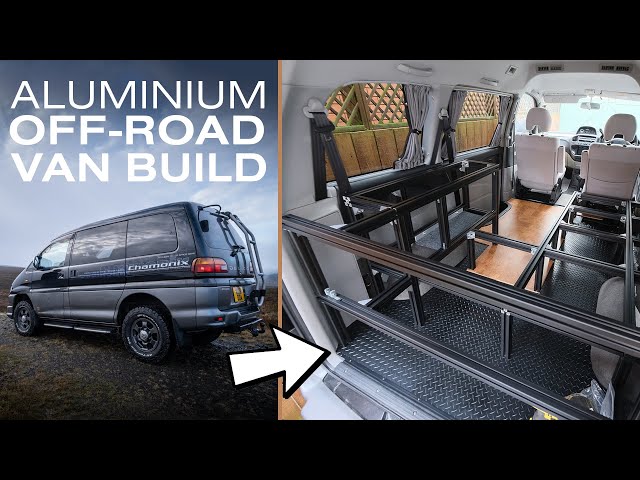 camper interior aluminum rails
