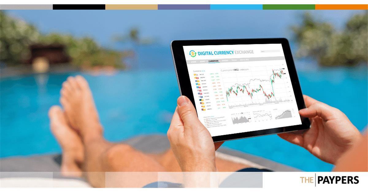 funds data exchange on computer