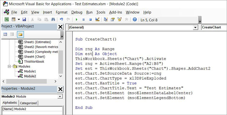 excel vba automation code