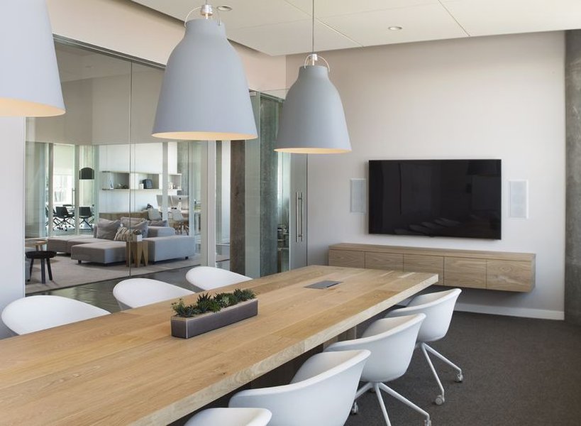 Collaborative area in a VC firm office
