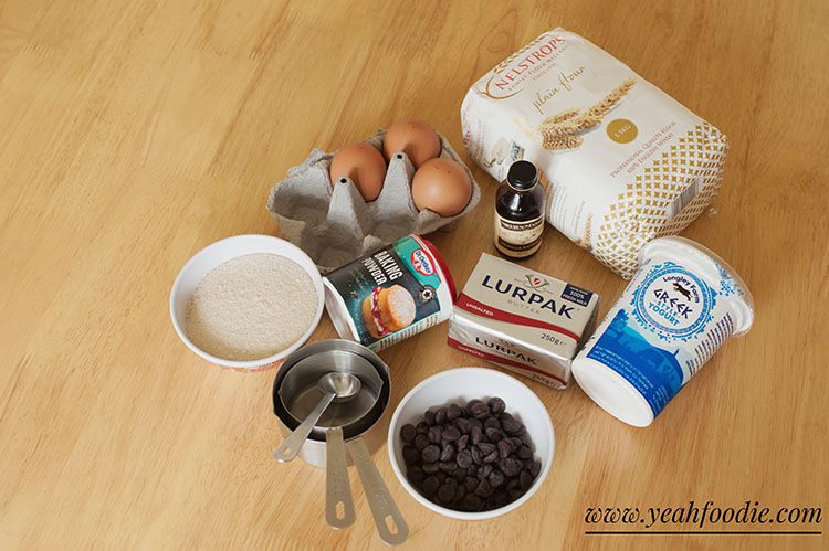 french ingredients baking table