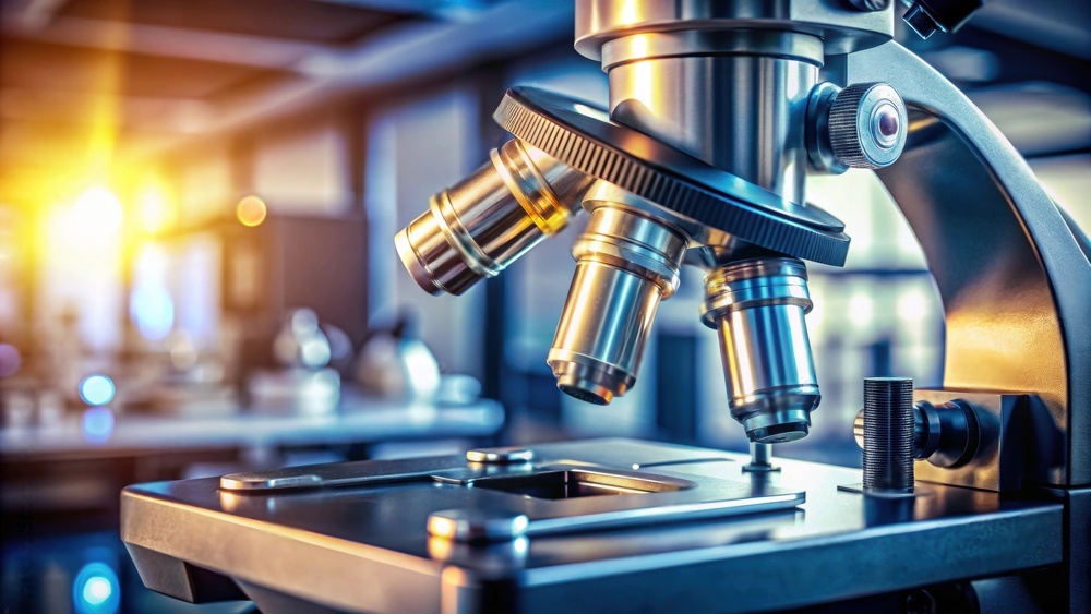 scientific microscope laboratory equipment