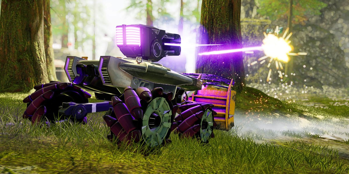 Promotional art for a modern vehicular combat game showcasing dynamic action.