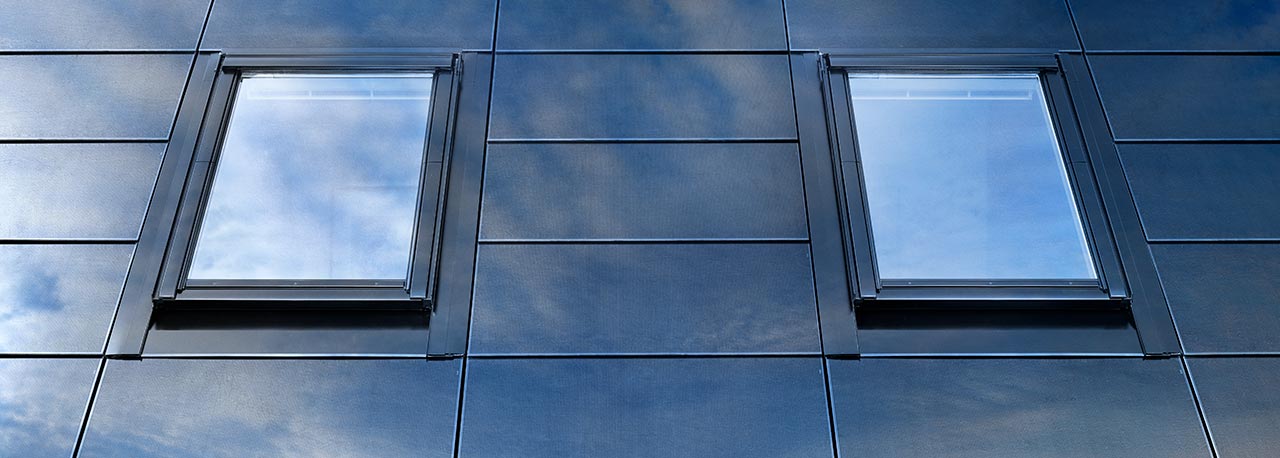 solar panels on velux roof window shutters