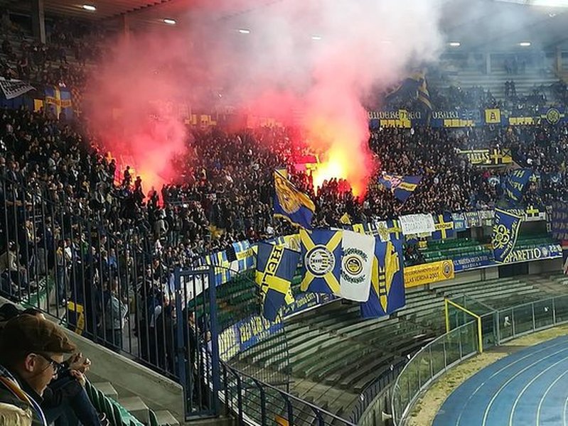 Verona stadium curva sud