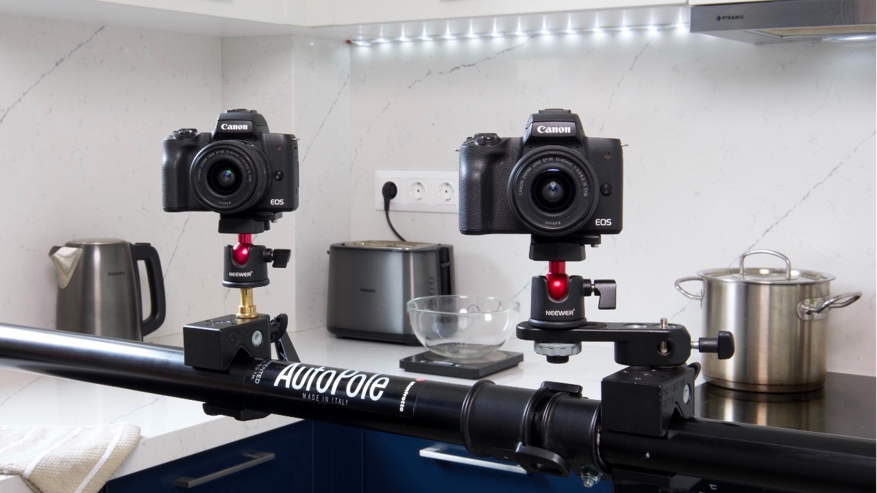 kitchen setup video camera