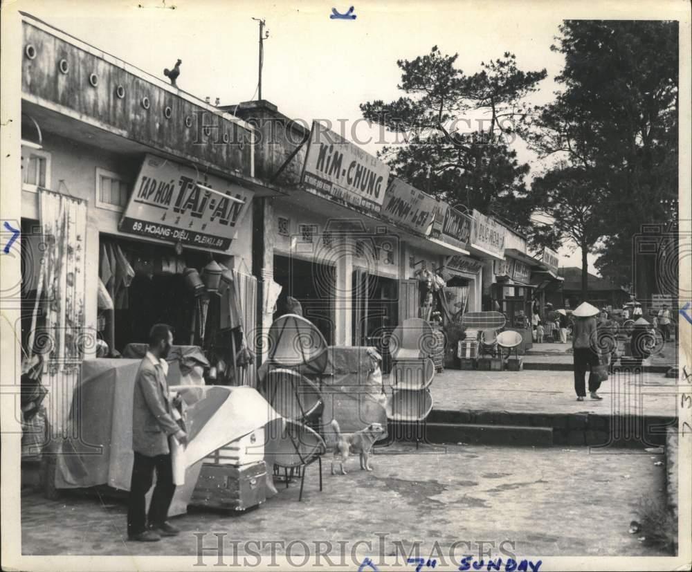 vintage vietnam street scene