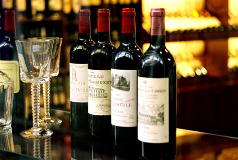 luxury french wine bottles