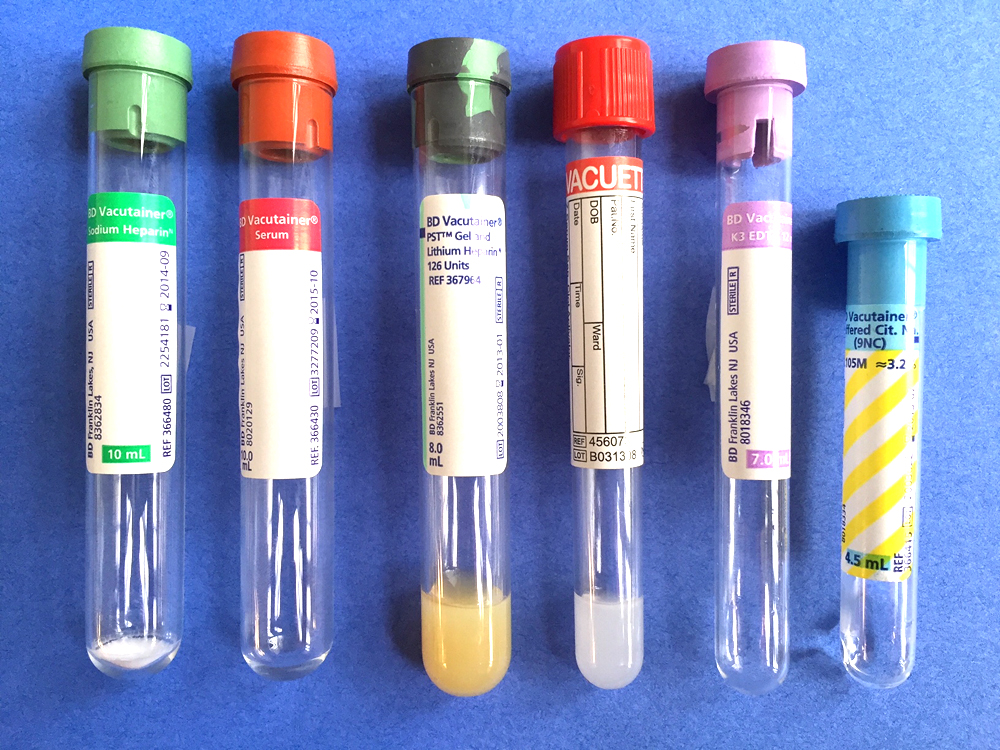 laboratory test tubes and medical equipment