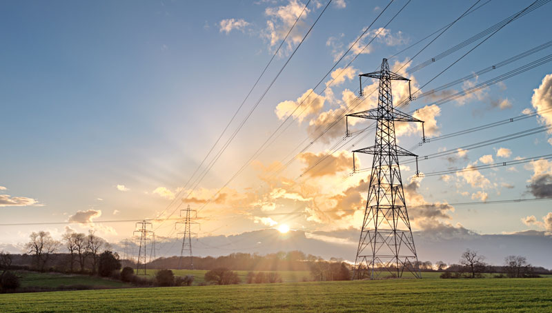 power grid scenery