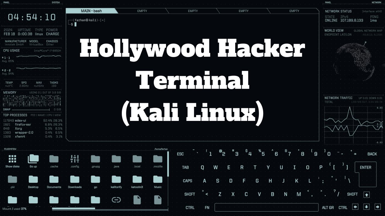 sci fi hacking terminal