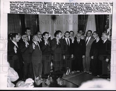 historical senate session with vice president