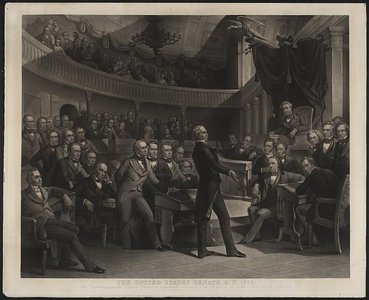 senate chamber vintage debate