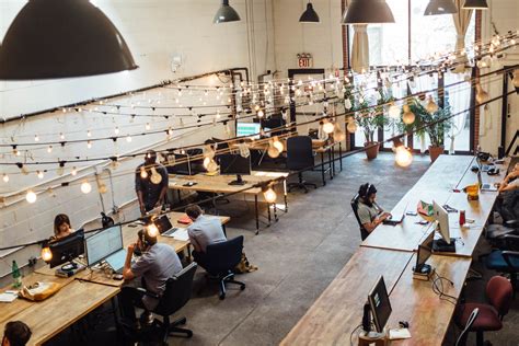 modern tech workspace