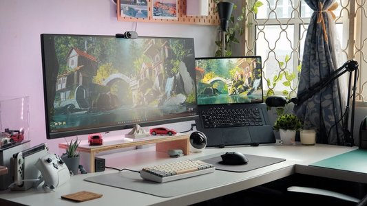 windows laptop setup workspace