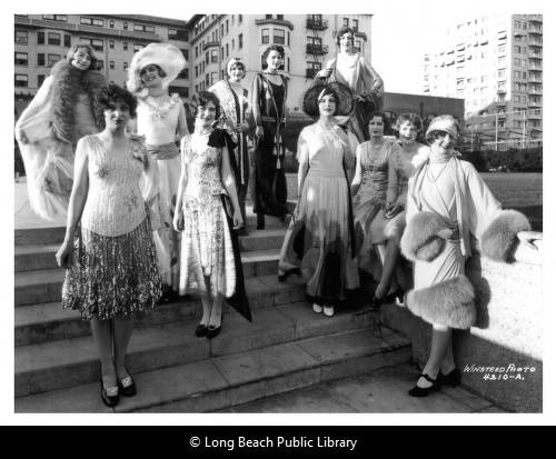vintage fashion models clothing details