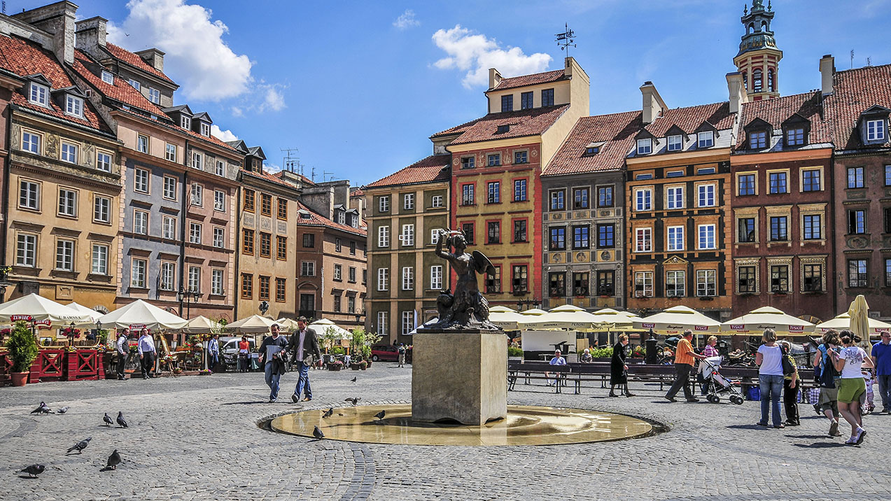 Warsaw urban landscape