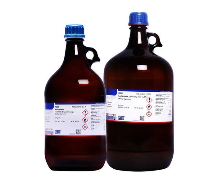 Chemical reagents in containers