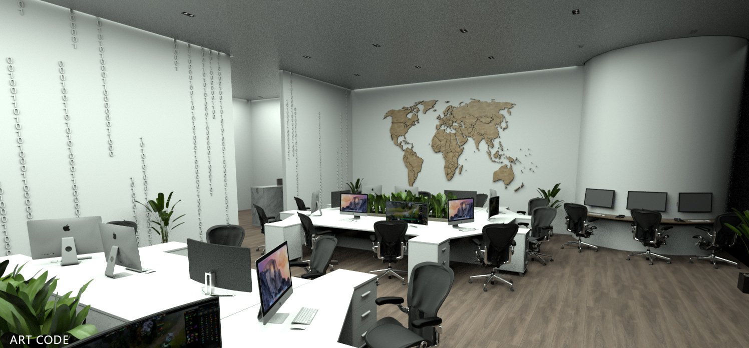 modern digital marketing office