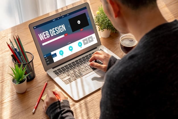 modern web design devices scenery