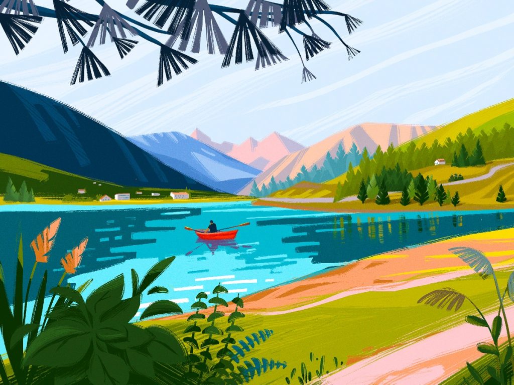 website creation scenery