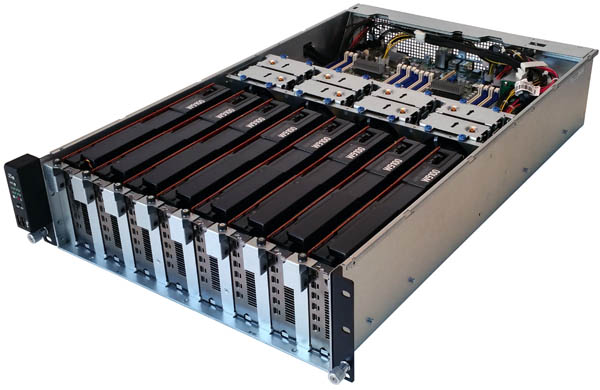 gpu hardware, server racks, tech workspace