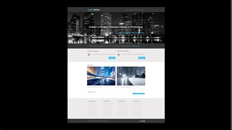 modern website design