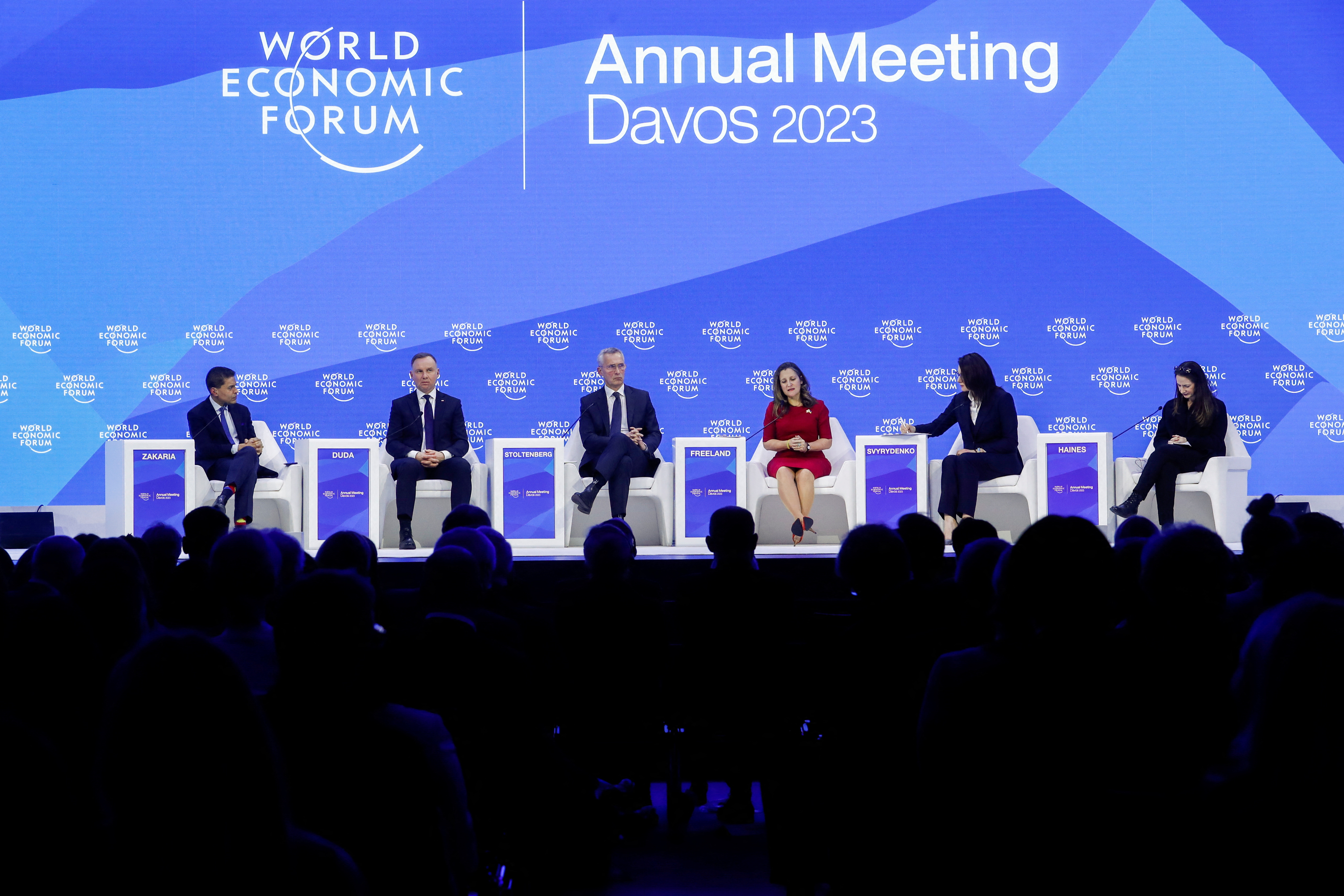 international meeting at davos