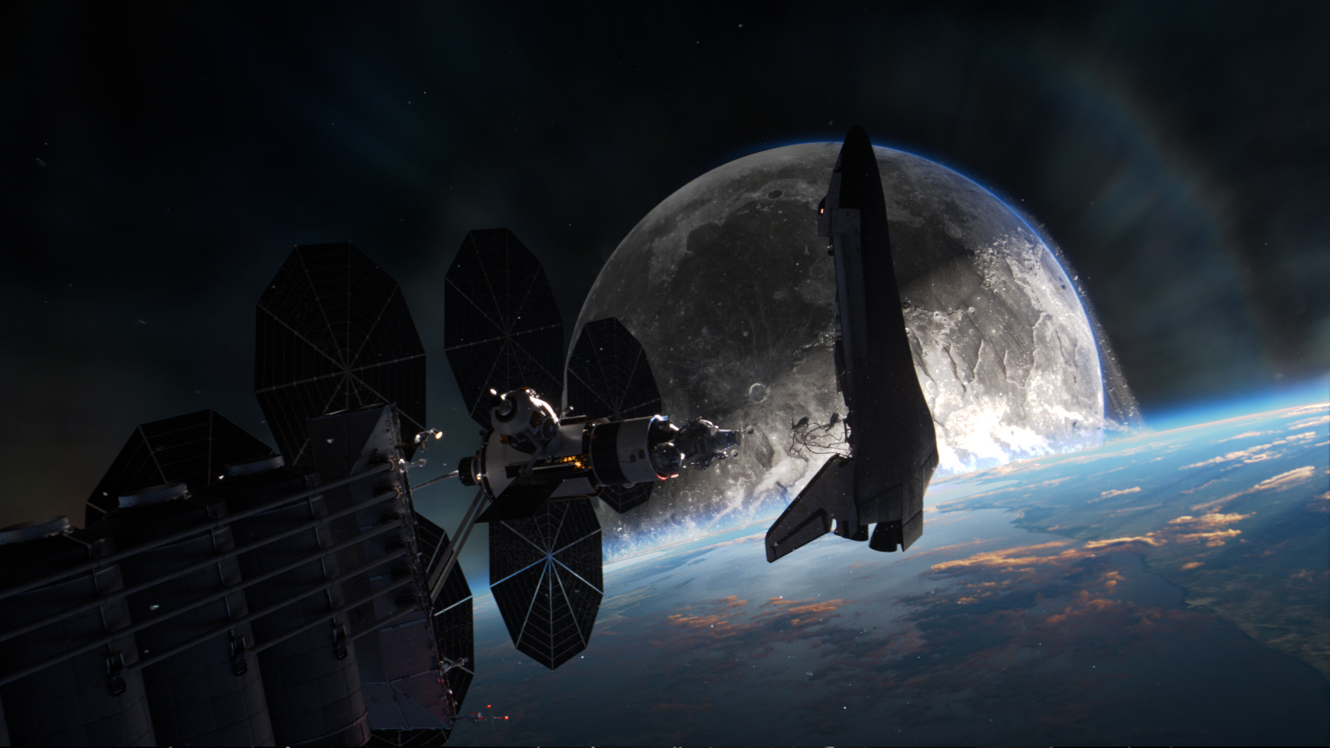 moon disappearance concept art