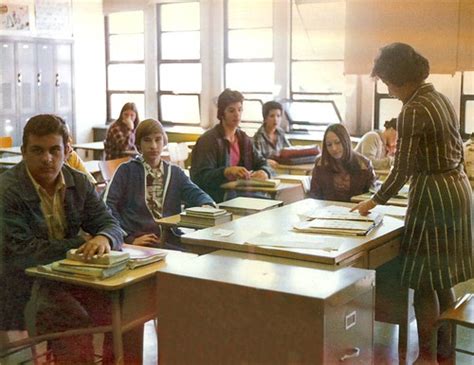 vintage english classroom