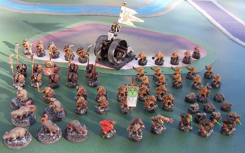 vivid fantasy miniature wargaming units