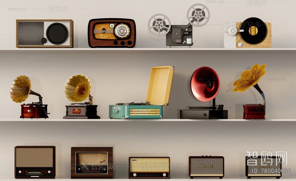 modern digital products display